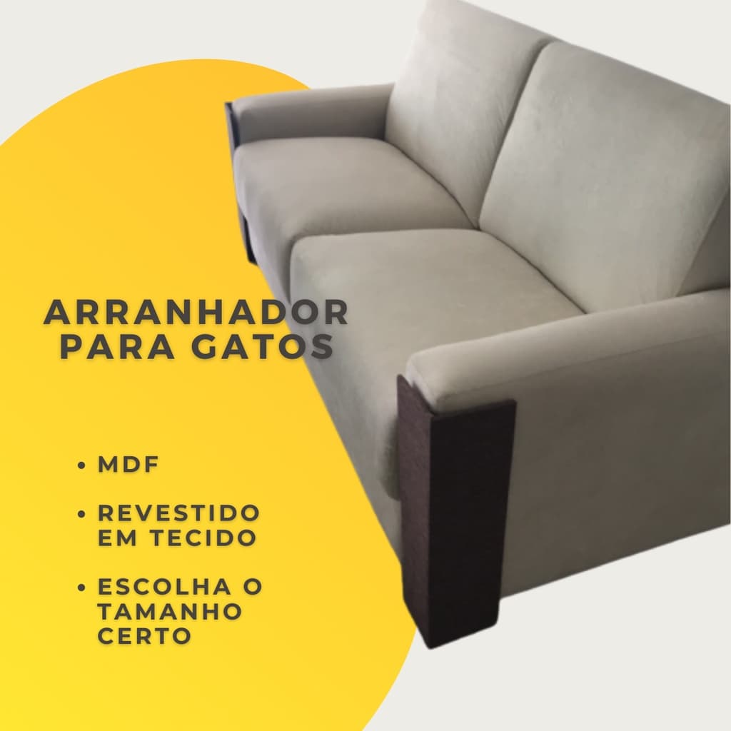Arranhador de Sofá Para Gatos - Canto de Sofá Medida - 14X45cm