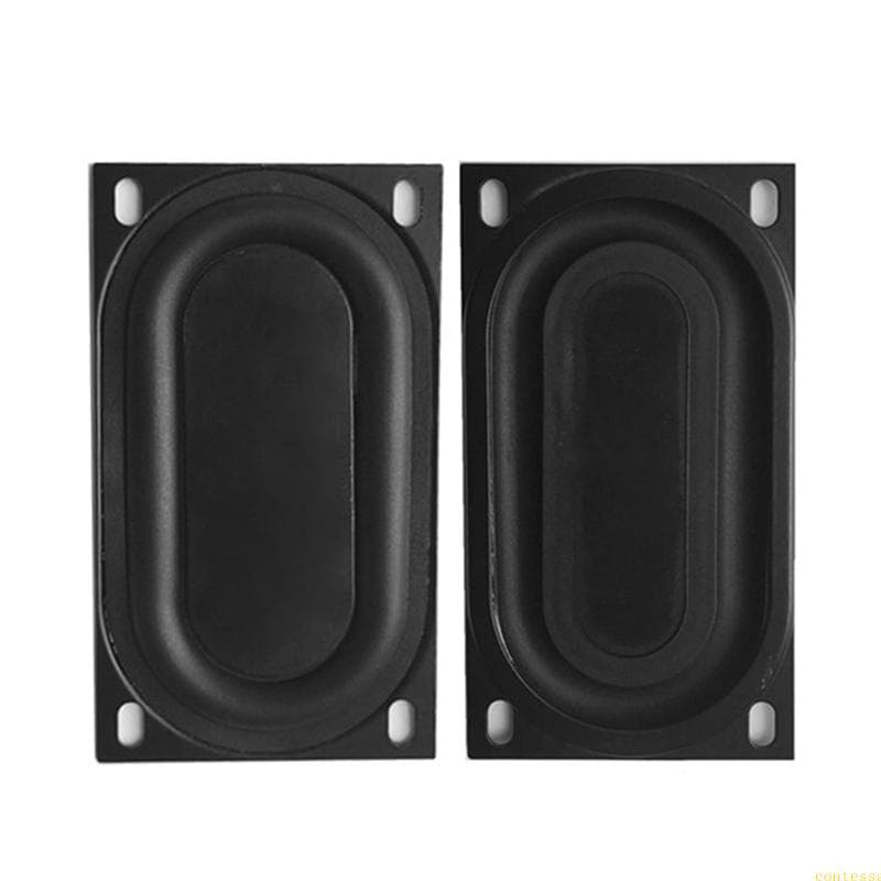 contessa 2 Pcs 50x90mm Bass Radiador Passivo Auxiliar Borracha Placa Subwoofer Substituição
