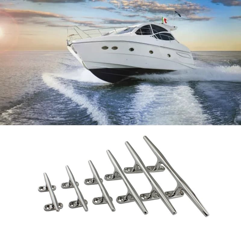 Alilin Barco Grampo Base Aberta 4 5 6 8 10 12 Polegada Doca 316 Aço Inoxidável Barcos De Grau Marinho Oco Chuteiras