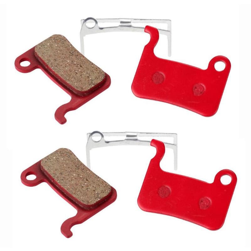Par de Pastilha De Freio Disco Orgânica Absolute para Shimano XT M775/M776/M765 - SLX M665 - XTR M975 - DEORE M596/M595