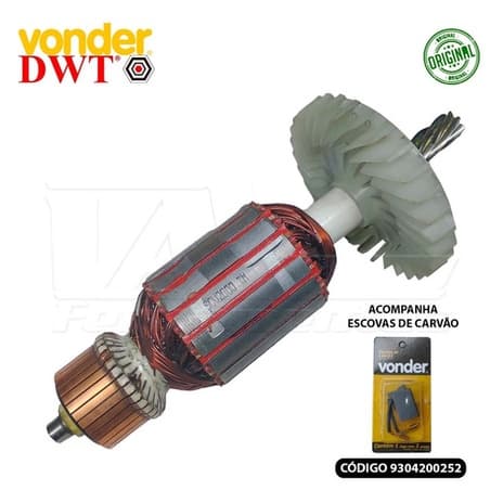 Induzido P/ Serra Rápida 220v Vonder Scv2000 Dwt Scd2000