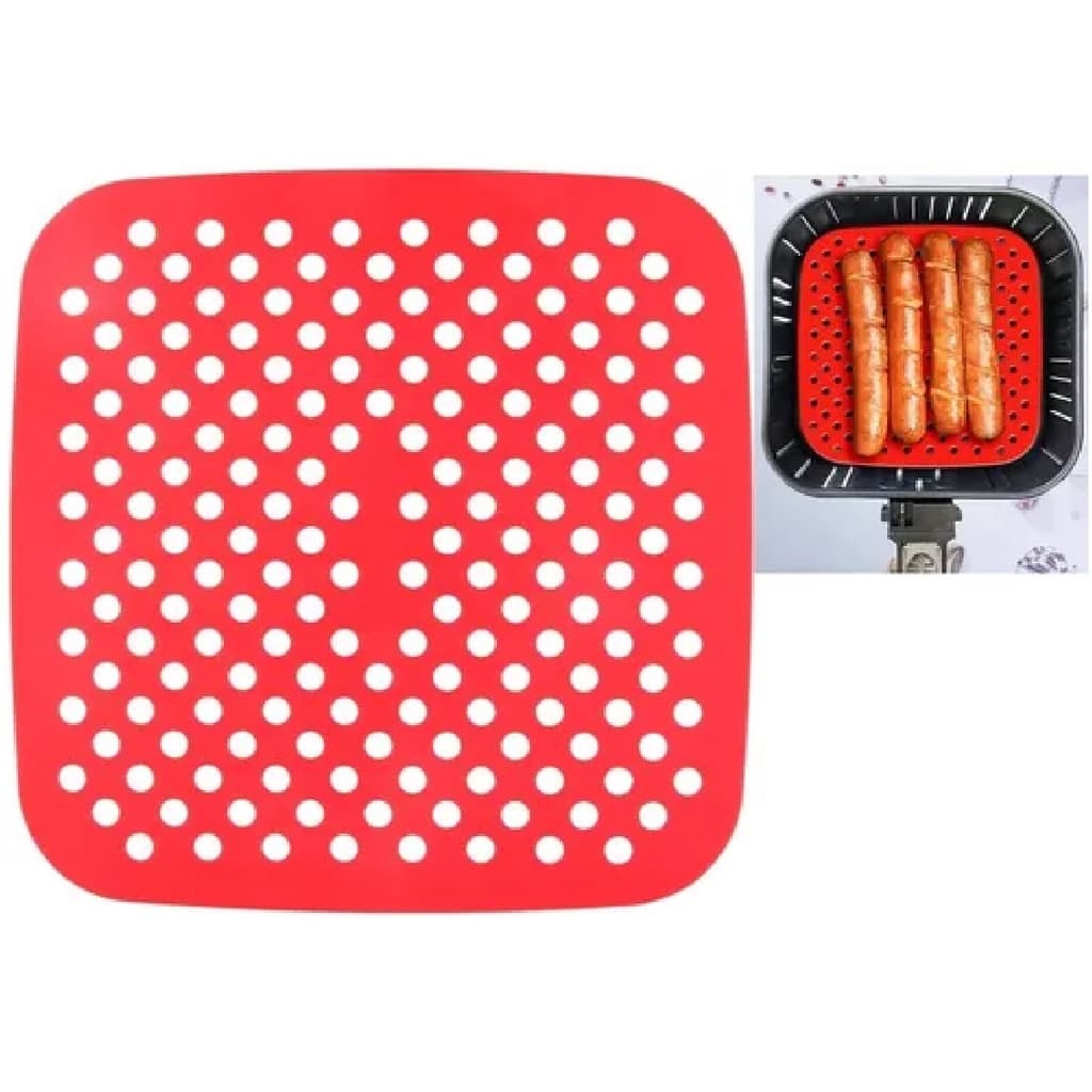 Tapete de Silicone Cozimento Quadrado Fritadeira Eletrica Your House