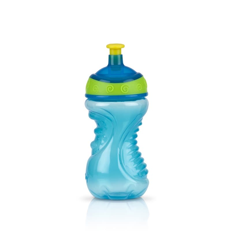 Copo Squeeze Infantil Nuby 300ml Com Bico Esportivo Livre De BPA
