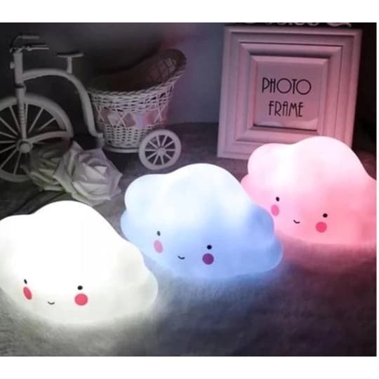 Luminária Nuvem Abajur Infantil decore o quarto de forma segura e aconchegante