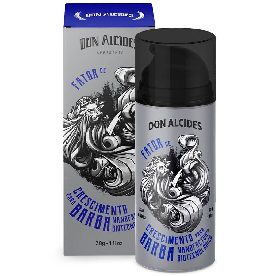 Fator de Crescimento para Barba Nanofactor® Biotecnológico 30g Don Alcides