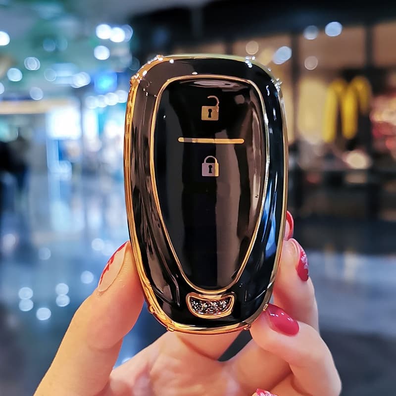 2 Botões Orlando Porta-Chaves Tpu Smart Keyless Car Key Case Capa Para Chaveiro Chevrolet Acessórios De Carro