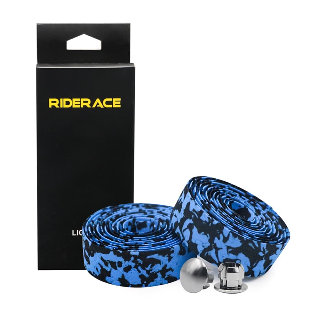 Kit Fita de Guidão Azul Camuflado Bike Bicicleta - Riderace