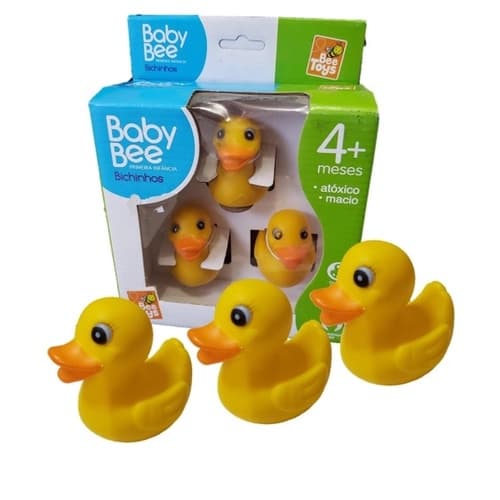 Kit  Baby Bee Primeira Infância Hora do Banho com os Patinhos