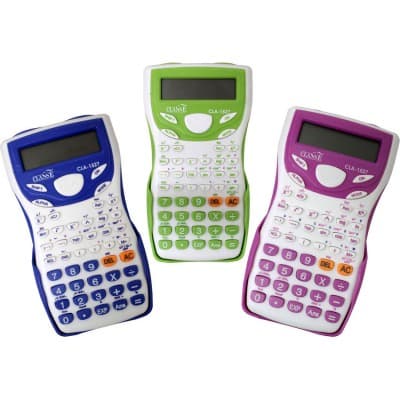 Calculadora Científica 10 Dígitos Com Tampa Cores