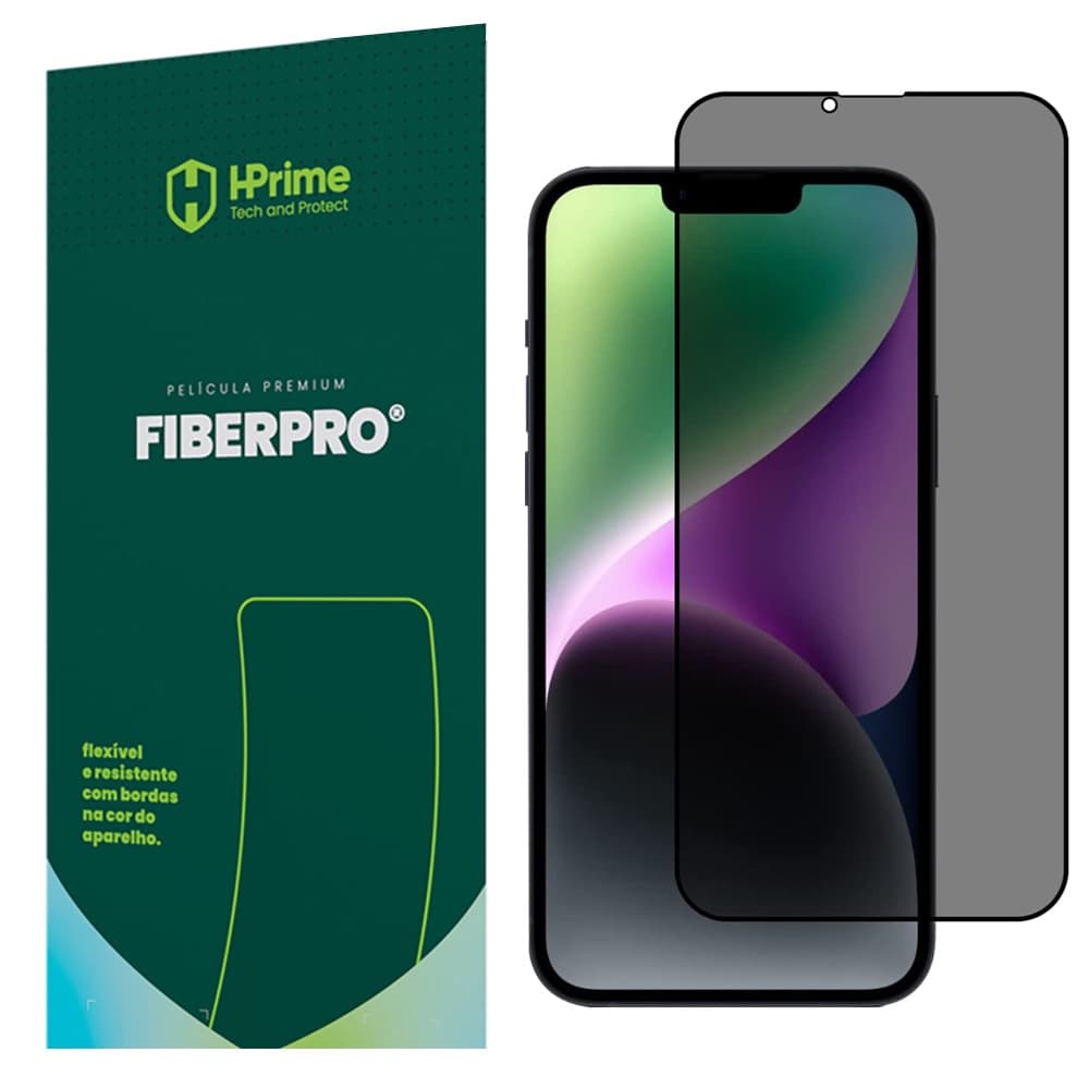 Película Fibra De Vidro HPrime Privacidade iPhone 14 Plus