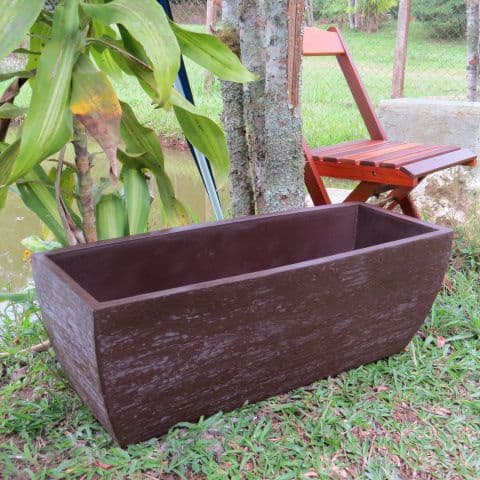 Vaso Planta 80x30 Jardineira Floreira Polietileno