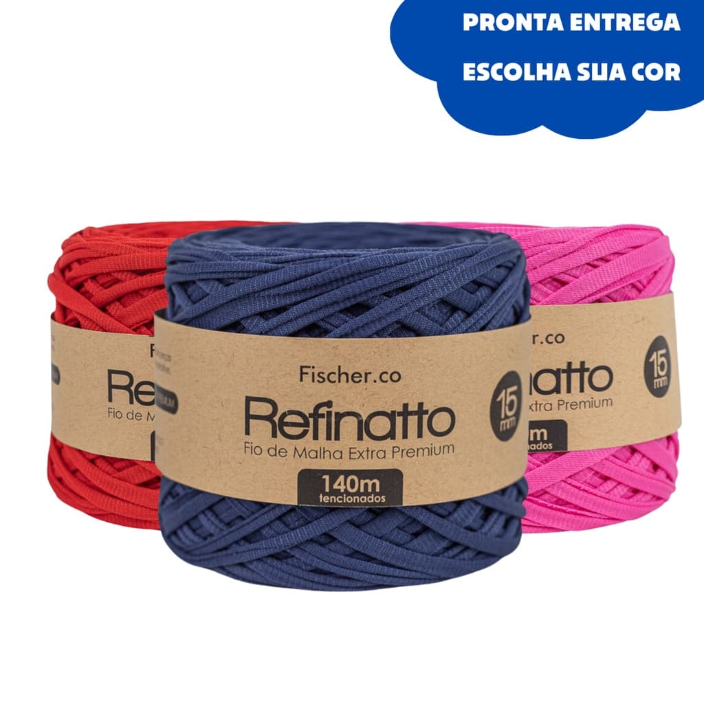 Fio de Malha Refinatto Extra Premium Fischer 140mts - 15mm