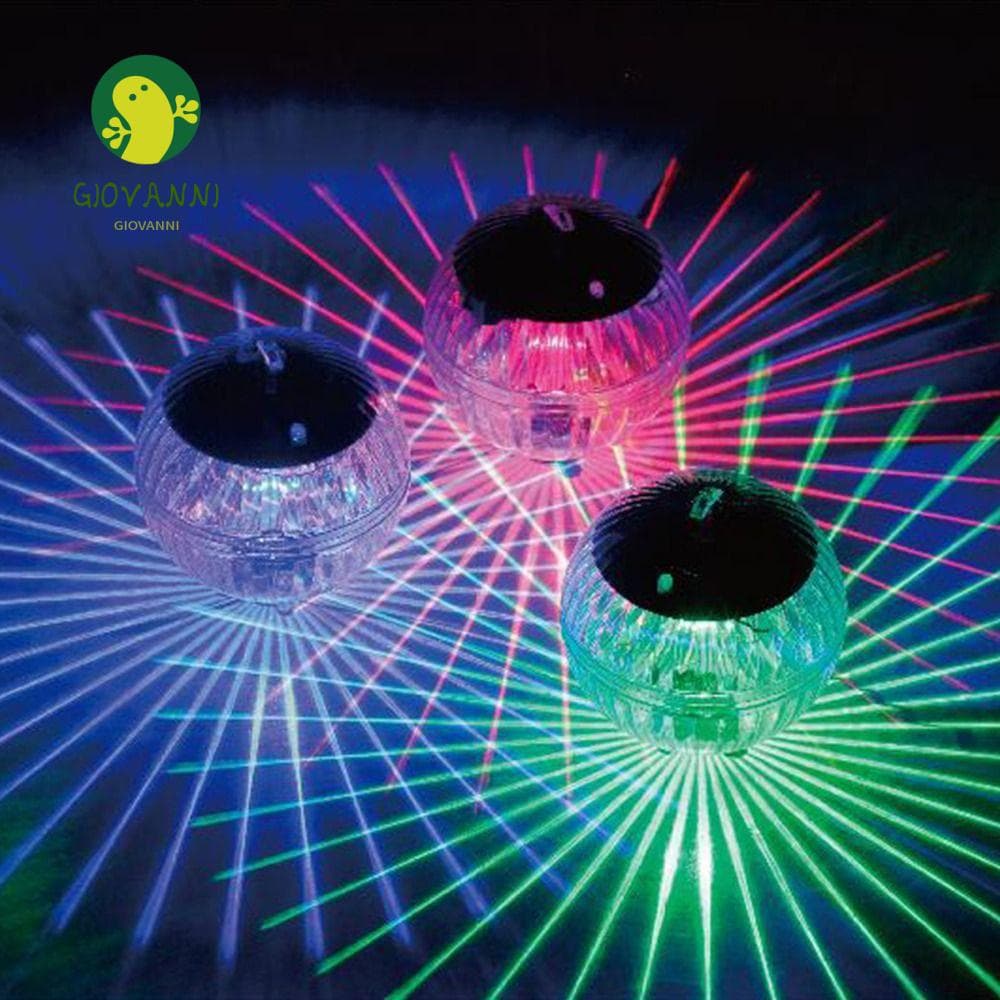 Luzes Flutuantes Para Piscina GIOVANNI , Lâmpada LED Que Muda De Cor Solar Redonda À Prova D'água Bola Subaquática