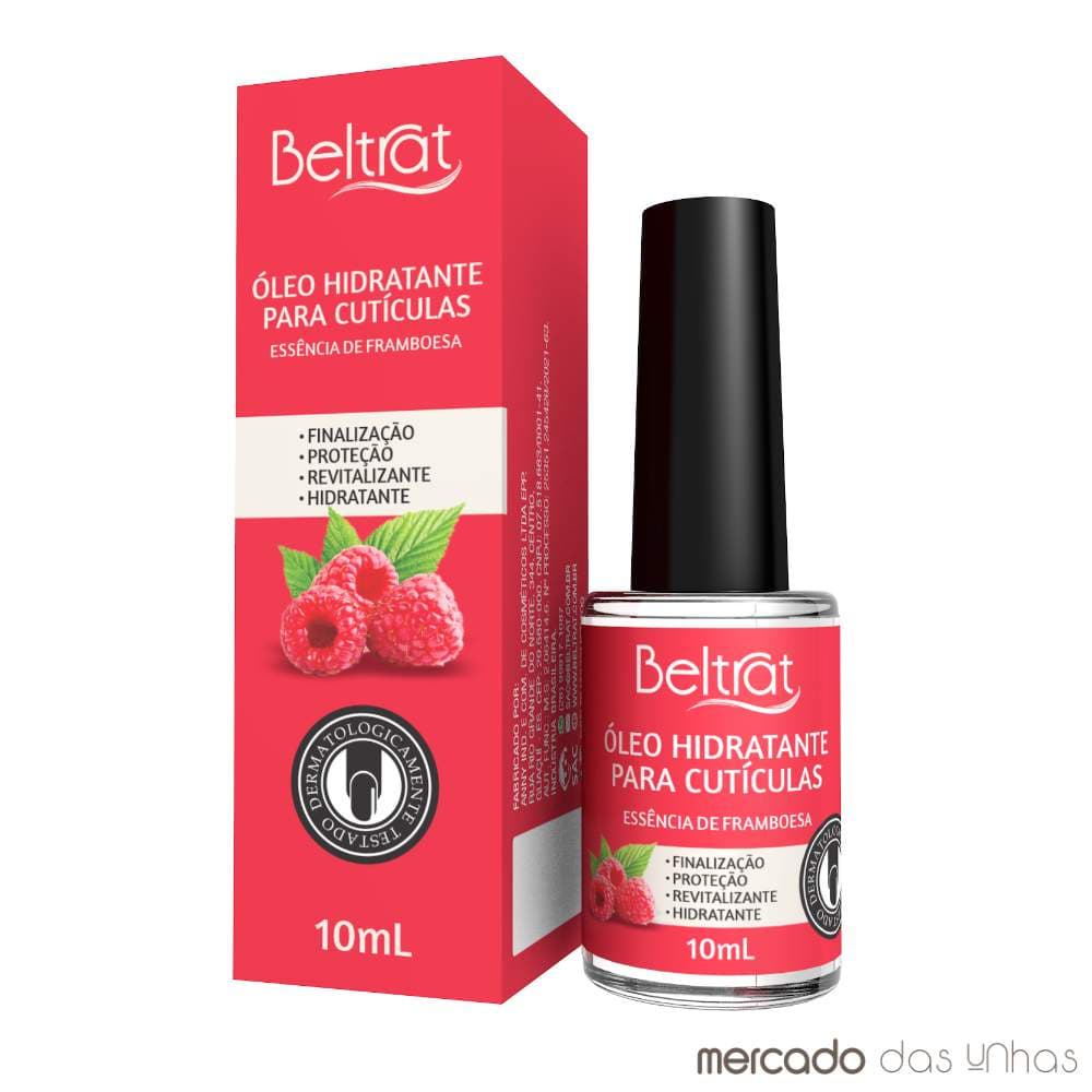 Óleo Hidratante De Cutícula Framboesa Beltrat 10ml Aroma Frutado Finalizador Unha Gel Original