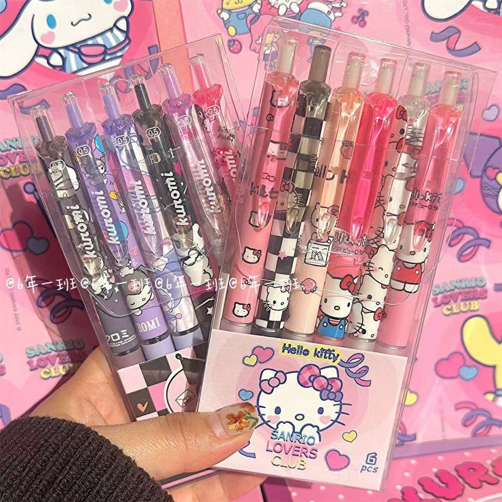 Conjunto De Canetas Gel 0,5 mm Caneta Papelaria Para Estudantes