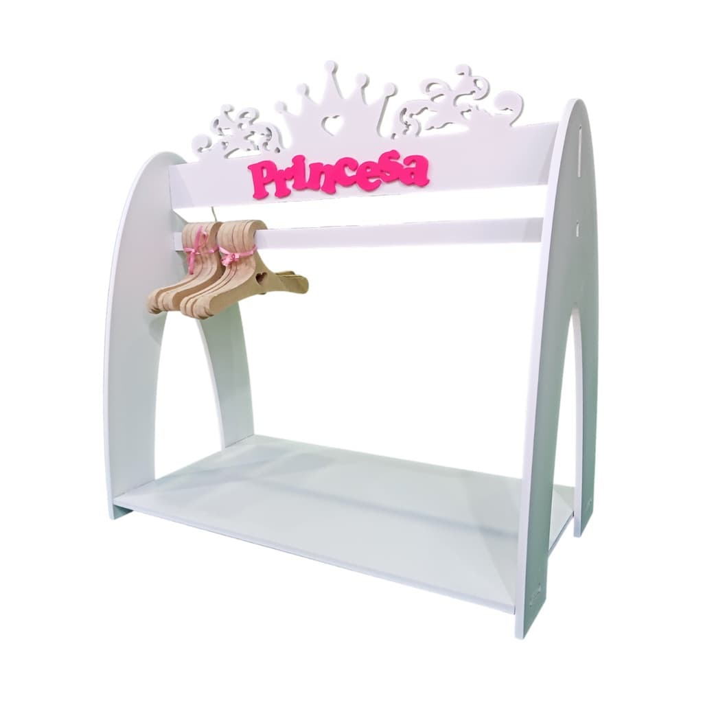 Cabideiro para roupa de Boneca - 24 Cabides