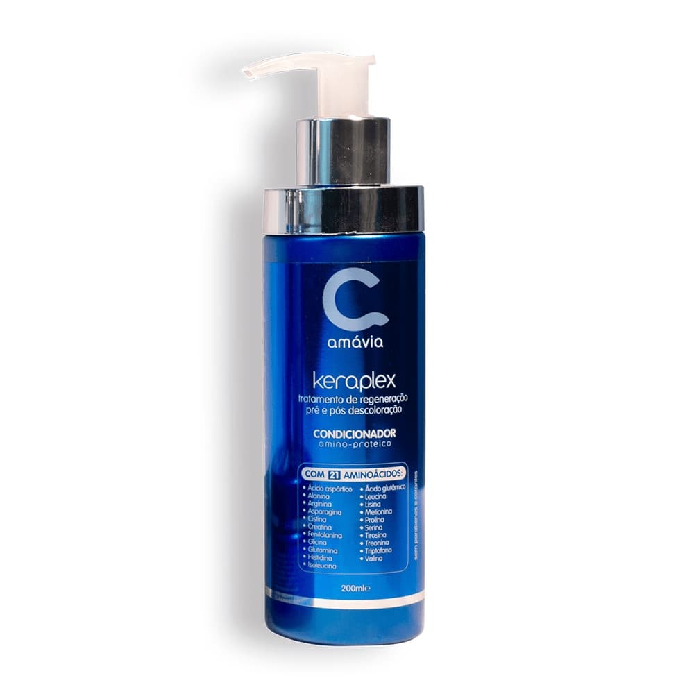 KERAPLEX CONDICIONADOR PRE POS COLORAÇÃO AMAVIA AMINOPROTEICO 200ML