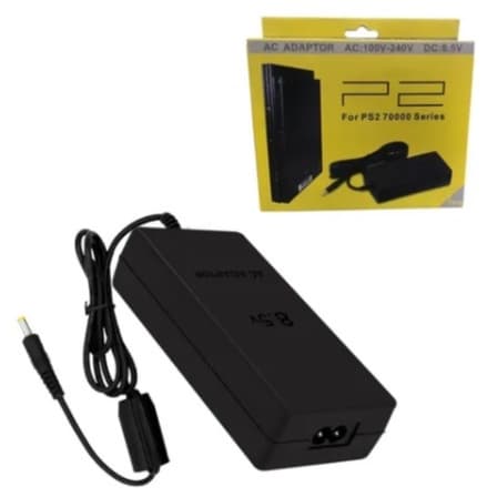 Fonte Alimentação Ps2 Playstation 2 Play 2 110v 220v Bivolt Para PS2 Slim Series 7000