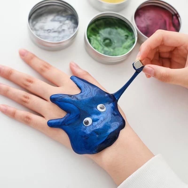Massa Magnética De silicone Para Andorinha De Barro Saltitante Brinquedos Educativos Crianças