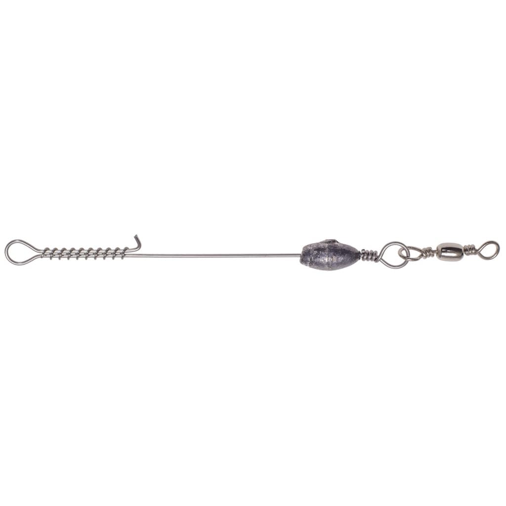 ENCASTOADOR DE AÇO COM GIRADOR E CHUMBADA PARA LINHA DE PESCA COM 3 UNIDADES