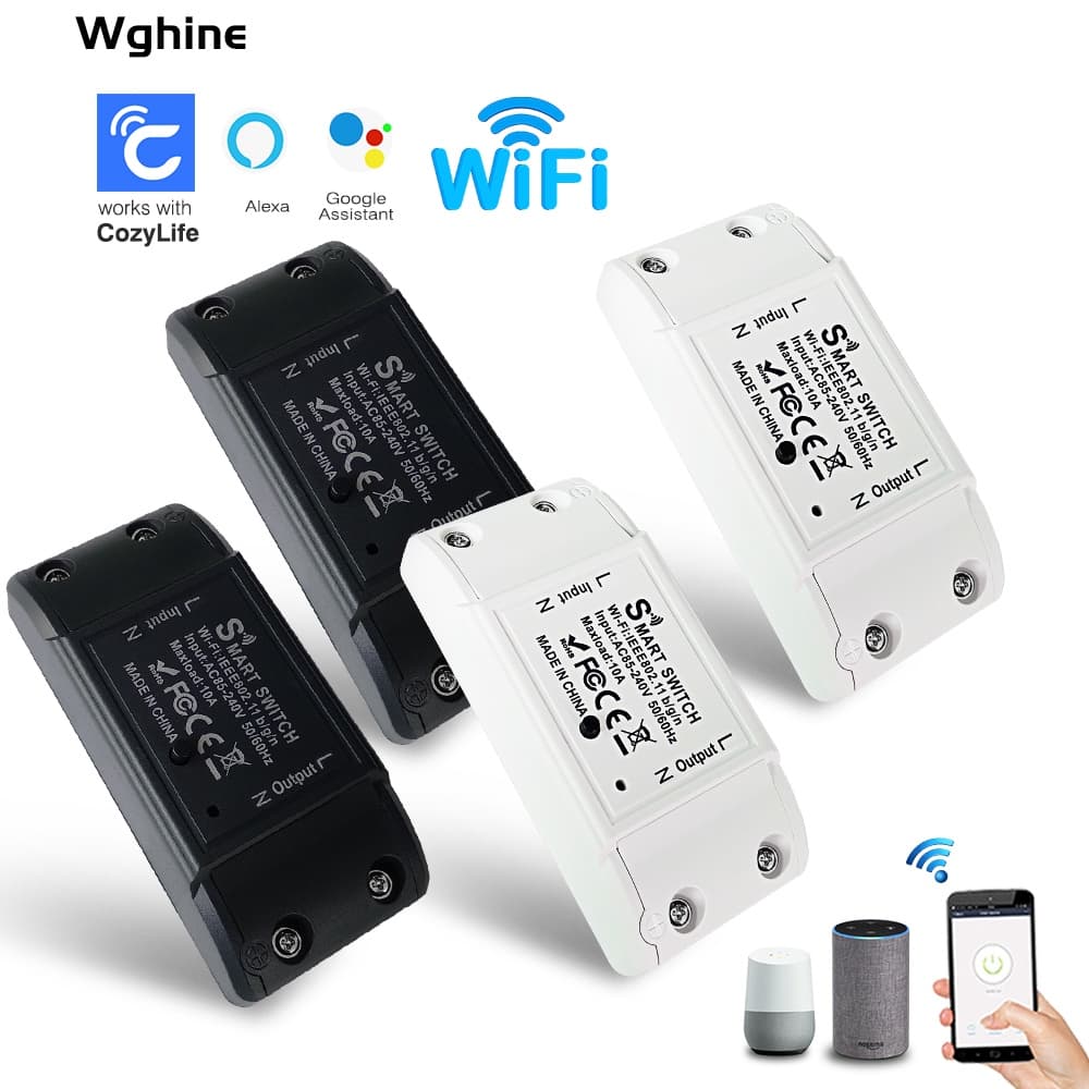 Interruptor Inteligente WiFi Smart switch Suporta Cozy Life App Alexa Google Voz Doméstico