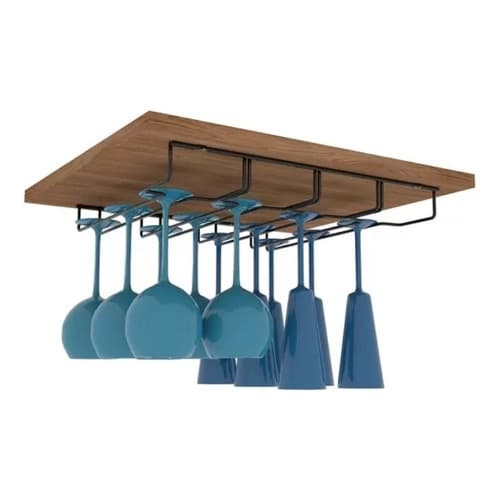 Suporte Fixo Organizador Para 12 Taças De Vinho Para Parafusar