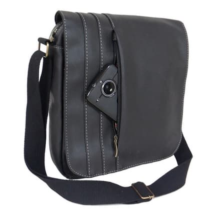 Bolsa Carteiro Pasta Transversal Masculina Feminina Estudante Trabalho Passeio