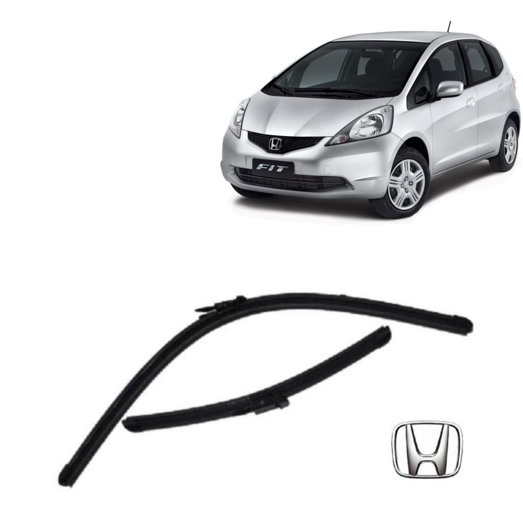 Par Palheta Limpador Parabrisa Honda New Fit 2009 a 2014