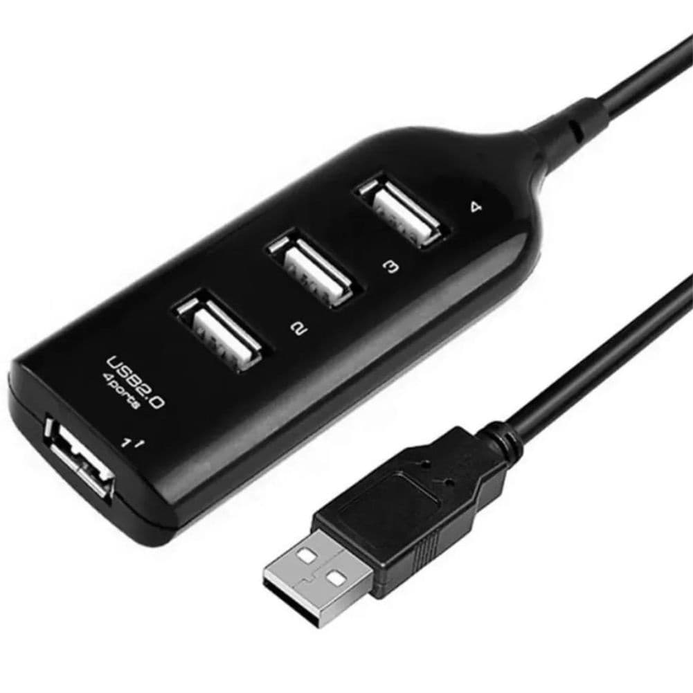 Hub USB 4 Portas Entradas Regua Switch Splitter Chaveador Extensão Expansor