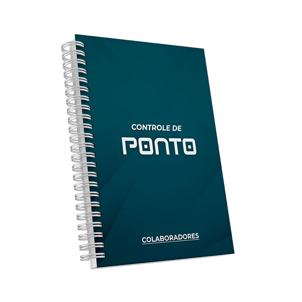 Caderno de Ponto para Registrar Horário de Funcionários
