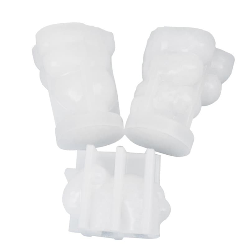Kellnny Rose Animals Molde De Silicone Feito À Mão Com Aroma De Mesa Antiaderente