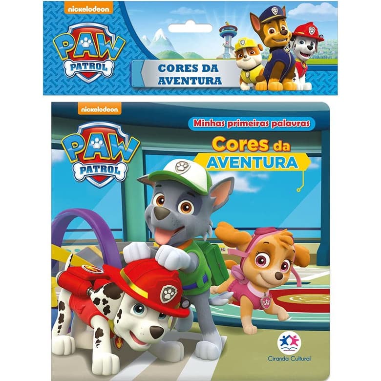 Livro Banho Patrulha Canina - Cores da aventura
