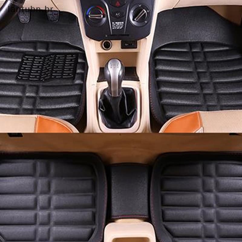 LANTUBN 5pcs Tapetes De Piso Automático Pés Carpetes Estilo De Carro Para Duster Premium Full Set BR