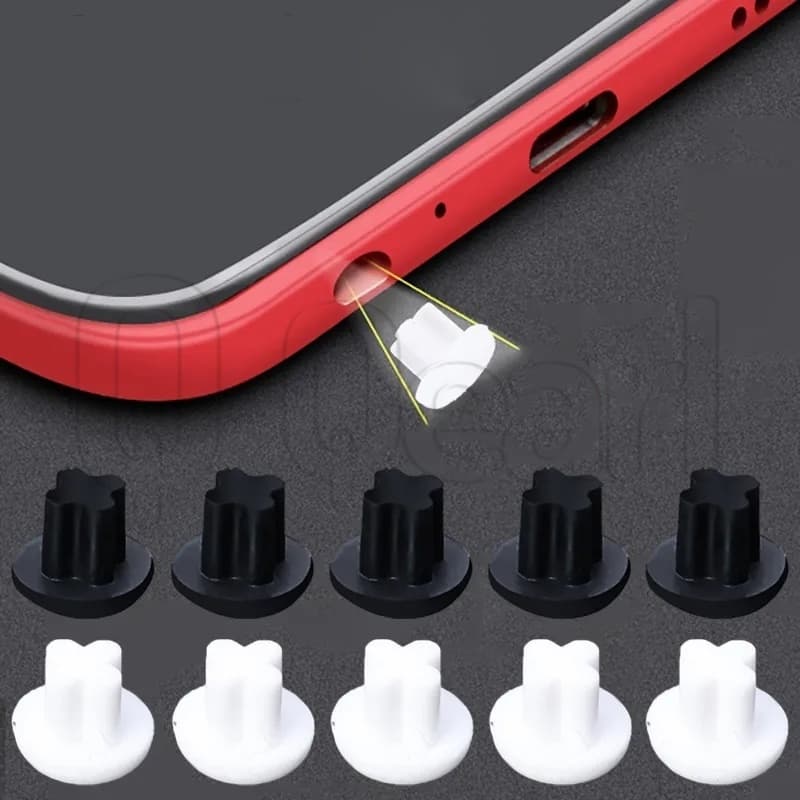 Plugue De Poeira Para Fones De Ouvido De Silicone De 3.5 Mm/Jack Hole Interface De Áudio Tampa À Prova/Computador Portát