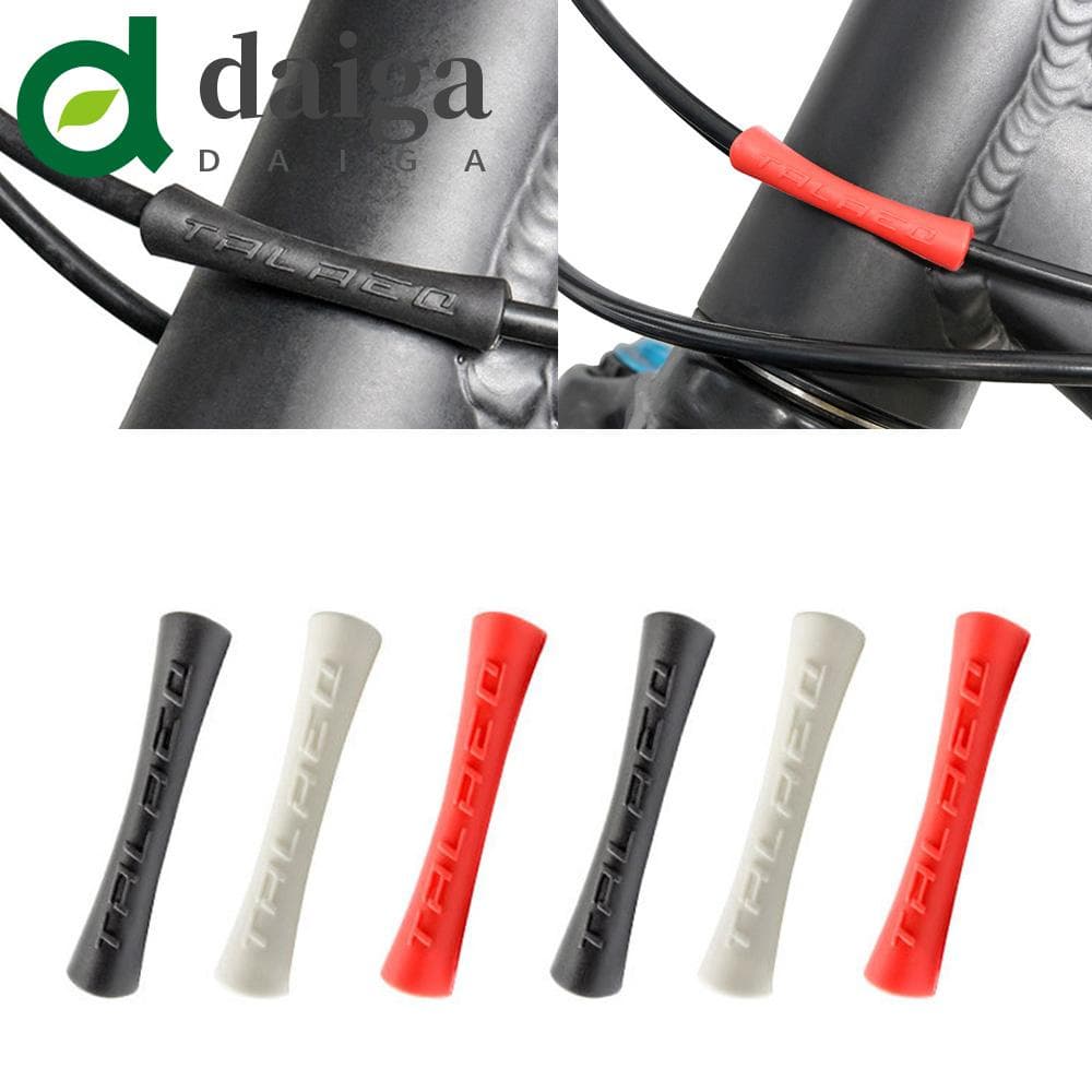 Capa Protetora DAIGA 4pcs Cabo De Mudança De Freio De Bicicleta Proteção Da Estrutura Linha De Borracha Manga Do Tubo