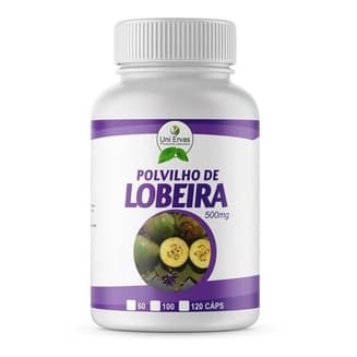 Polvilho De Lobeira 500mg 120 Cápsulas Uni Ervas