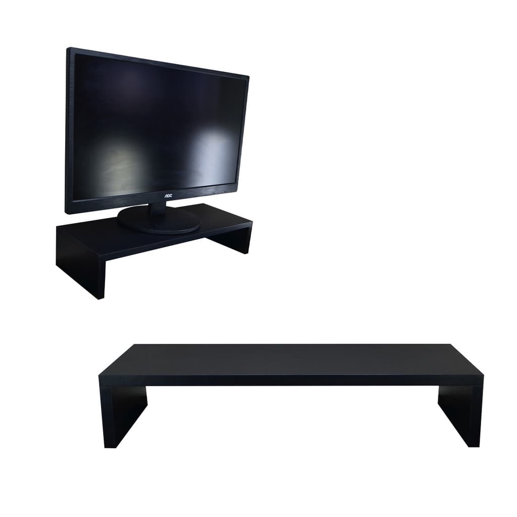 Suporte de Monitor Para Tela de Computador MDF Para Escritório Elevado 50cm