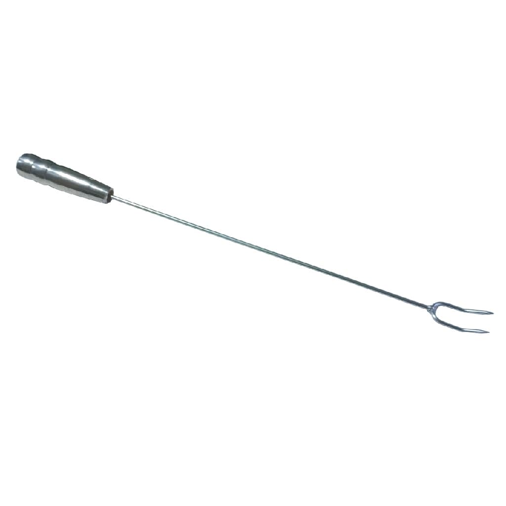 Garfo para Churrasco 59 cm em Aço Resistente com Cabo de Alumínio