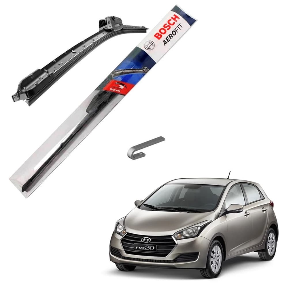 Limpador Parabrisa Hyundai Hb20 Hb20s Bosch Aerofit
