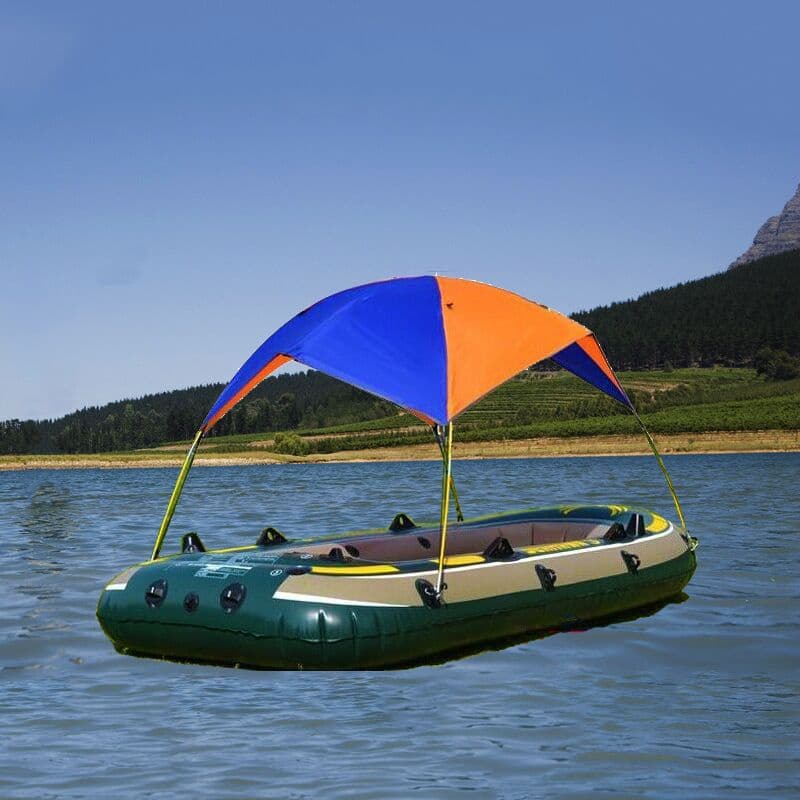 O fabricante fornece diretamente proteção solar, barraca de barco inflável para duas pessoas 68347 toldo dobrável de barco de borracha emitido em seu nome