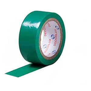 Fita isolante de 18mm 10 metros decorlux verde