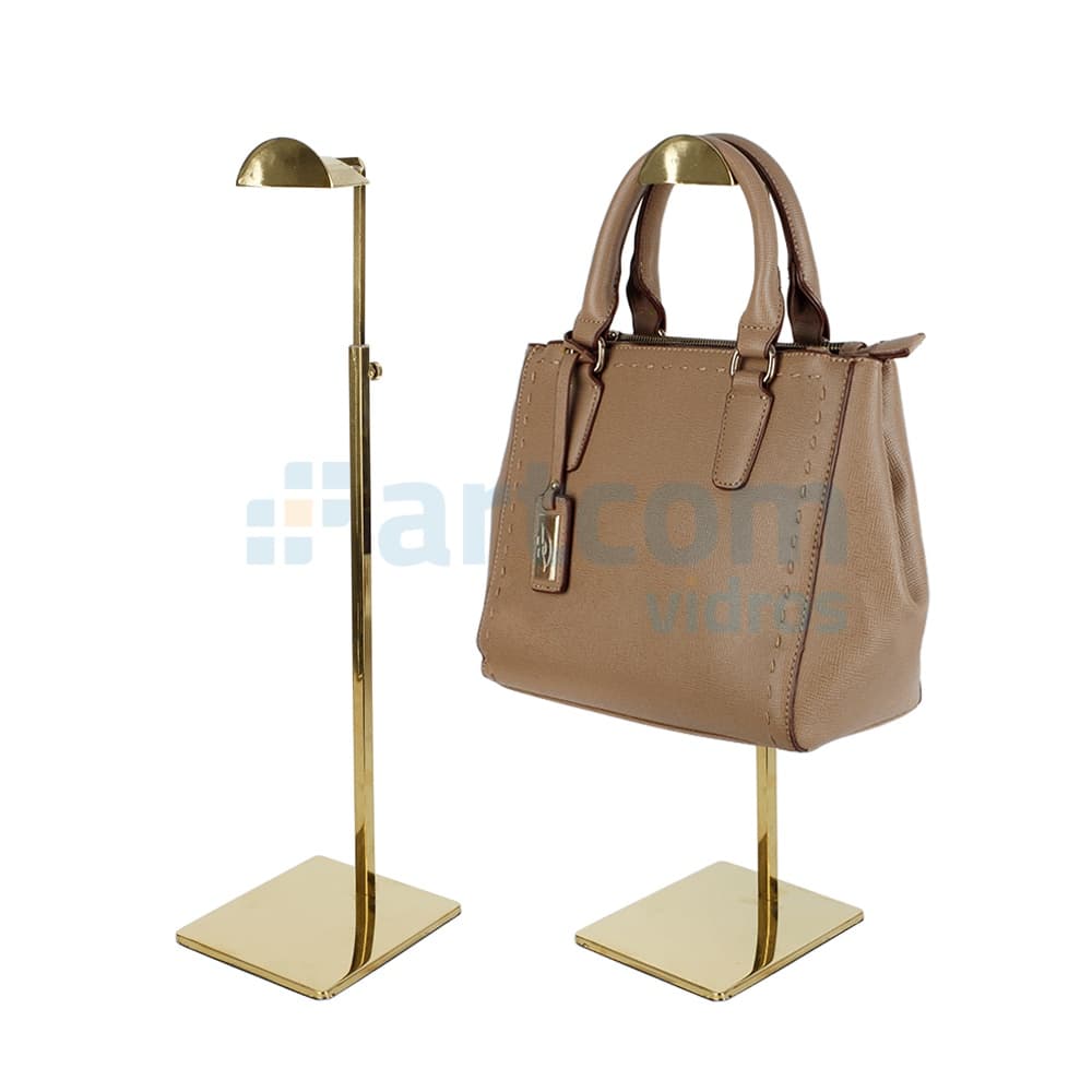 Suporte De Bolsa Dourado Super Luxo Expositor Bolsa Feminina