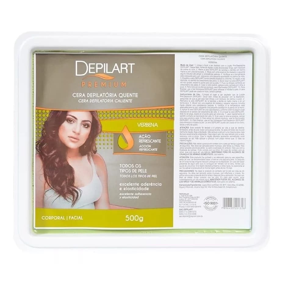 Cera Quente Verbena 500g Depilart