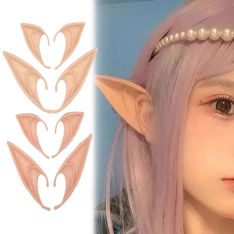 Orelha De Elfo De Halloween Vestido De Anjo Fada Cosplay Decoração De Natal Acessórios De Roupa