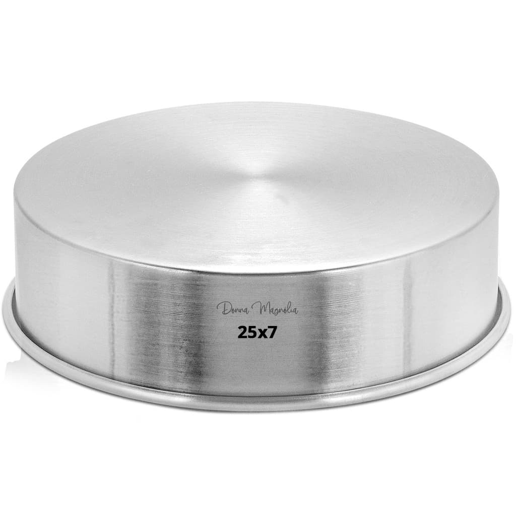 UMA Forma Assadeira Bolo Caseiro REDONDA 25 x 7 Alumínio H60CR