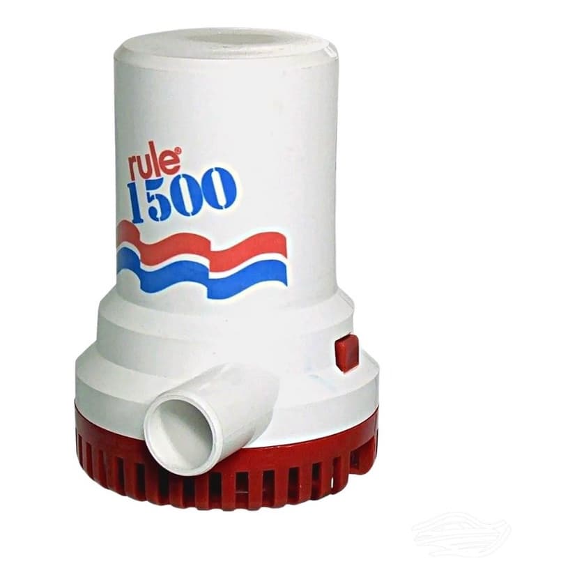 Bomba De Porão 1500 Gph Rule 5110 Litros Hora 12v Náutica