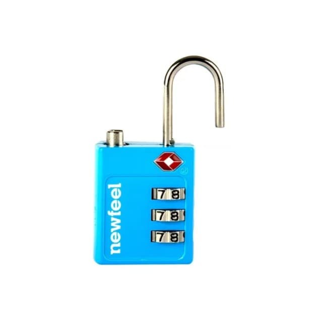 Cadeado de Segredo TSA Azul Bagagem Armário Newfeel