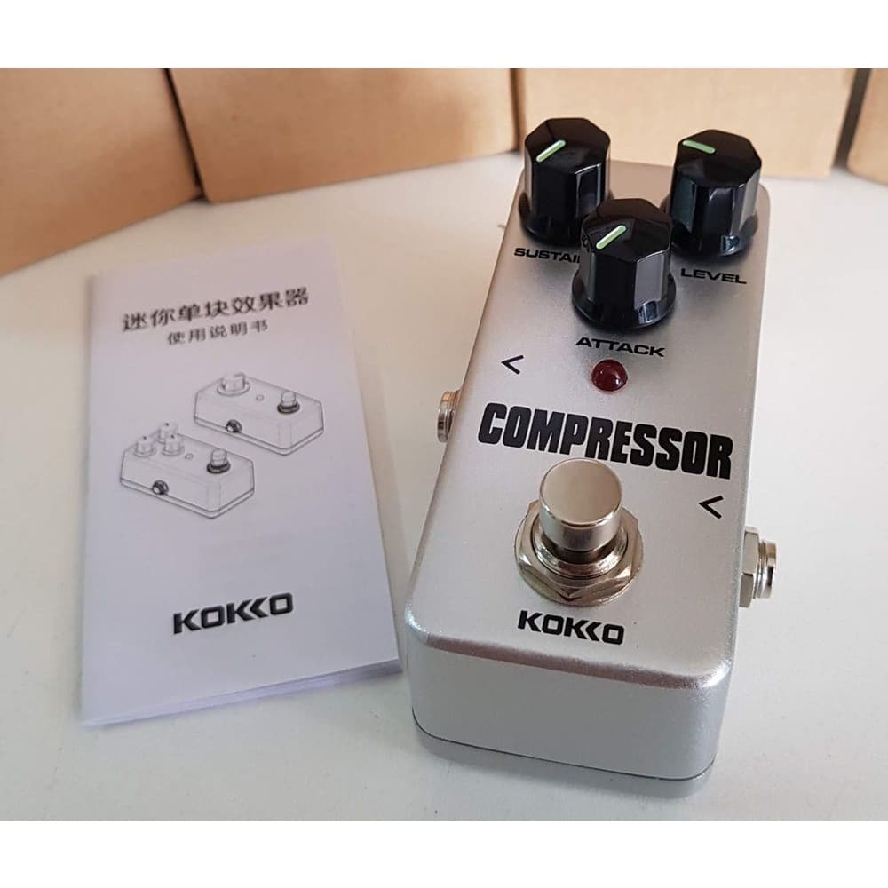 Pedal Compressor Kokko para guitarra violão baixo