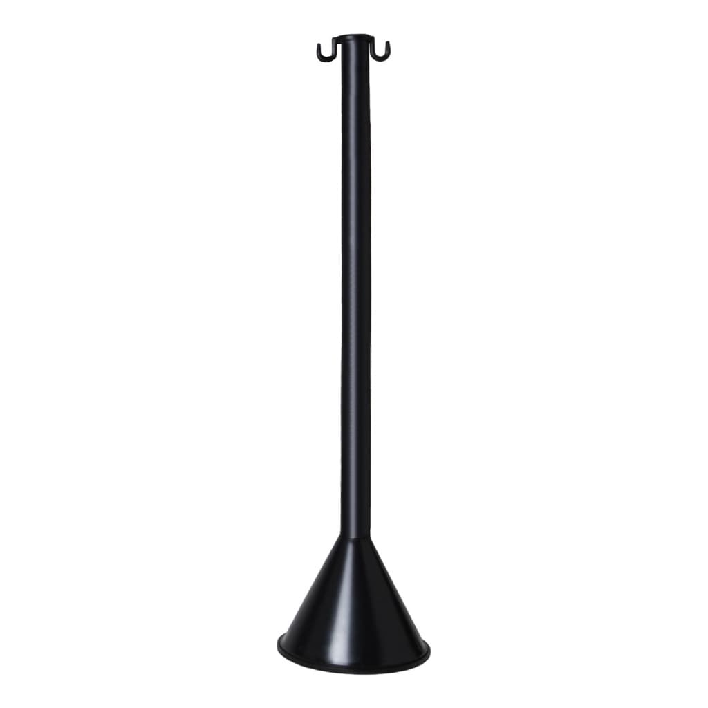 Pedestal Organizador Fila Postinho Lotéricas Isolamento Preto