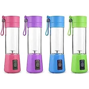Garrafa Coqueteleira Squeeze Elétrica 380ml Mixer